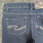 Silver Jeans Co. Nathan Skinny Jeans Boys Size 12 Dark Blue Stretch NWT - take2supply