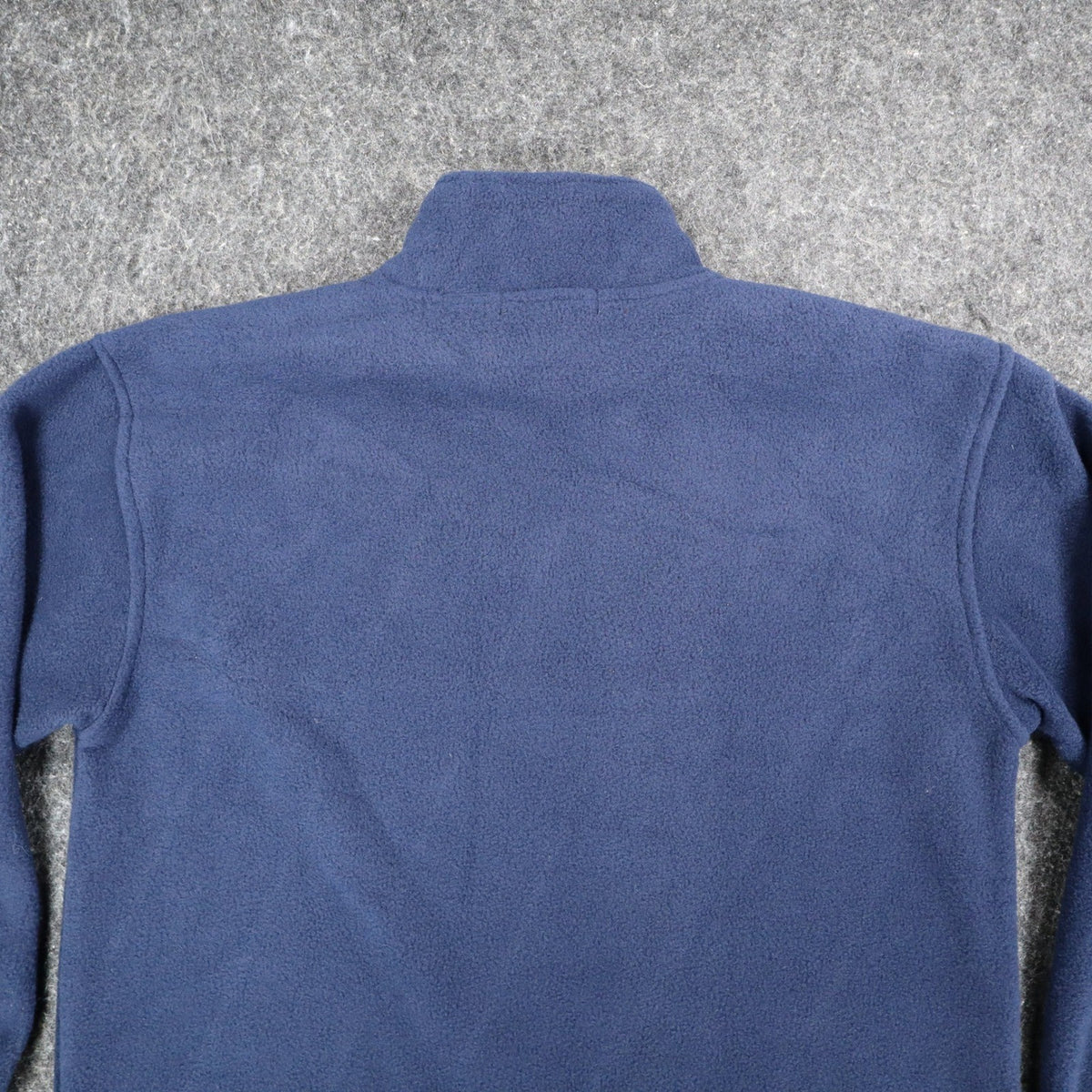 Cotz Fashions Fleece Pullover Small Navy Blue Y2K Quarter Zip Drawstring 7718 - take2supply