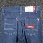 Clinchers Vintage Girls 10 Regular Blue Cotton Flare Jeans NWT USA - take2supply