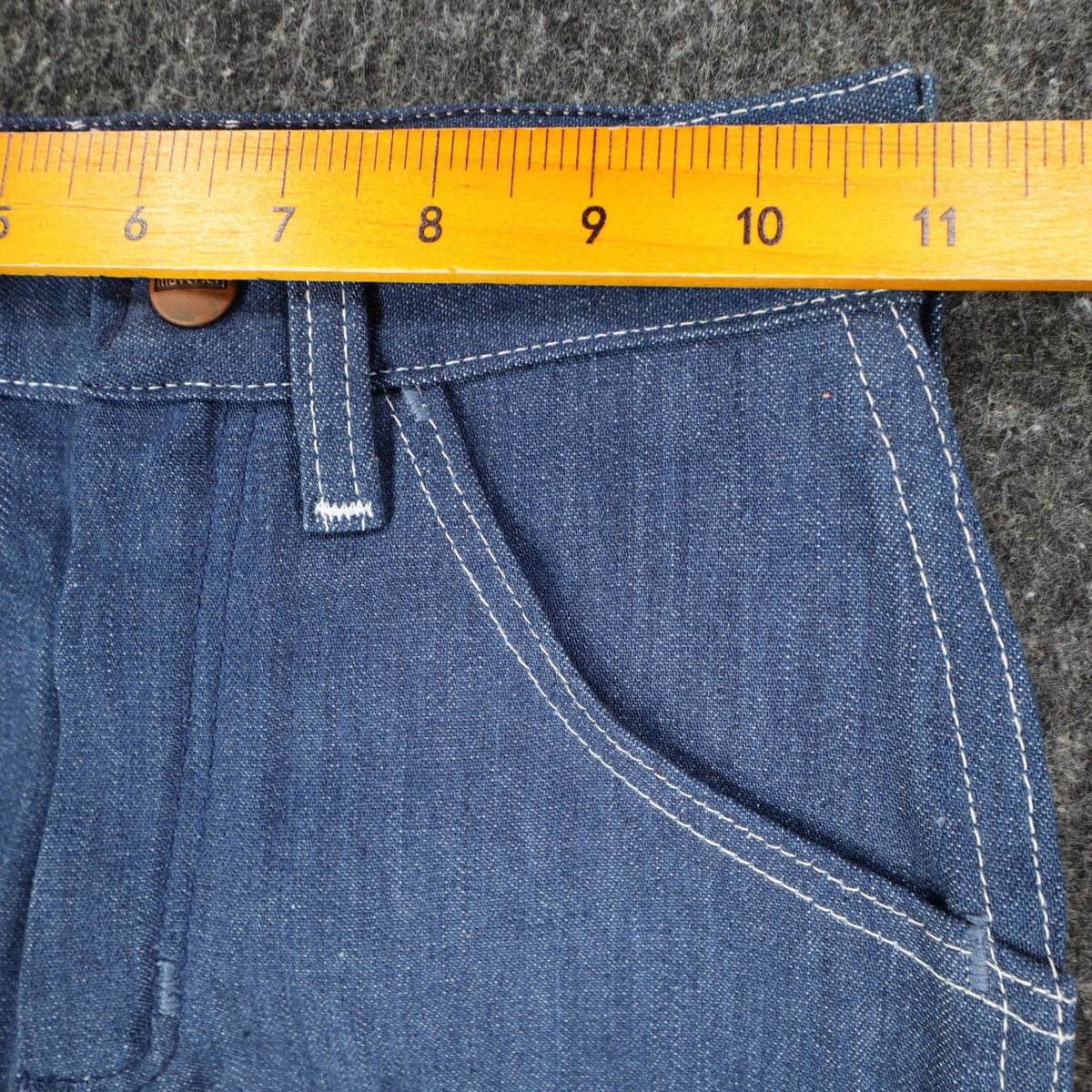 Vintage Young Maverick Boys Jeans 7 Regular Blue Straight Leg USA NWT - take2supply