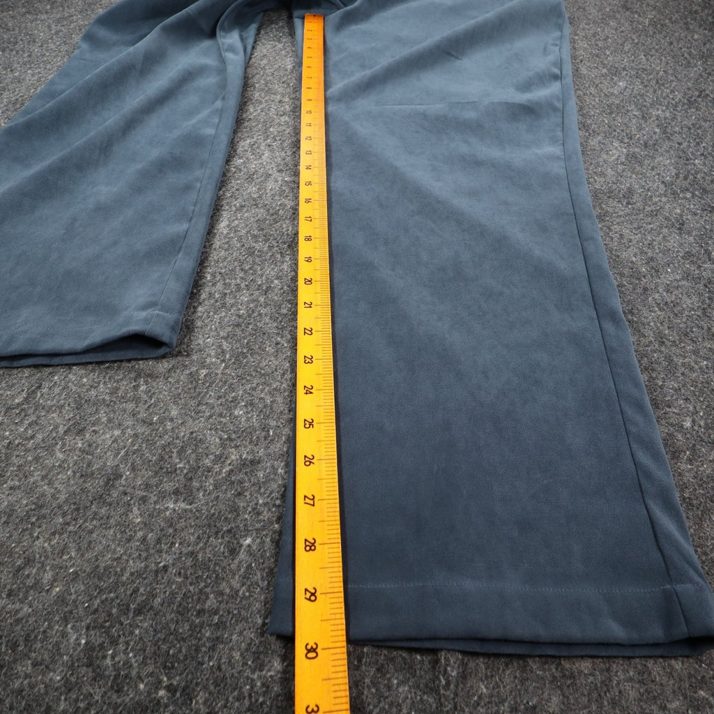 Erin London Corduroy Pants Womens XL Silverado Blue Pleated Straight Leg NWT - take2supply