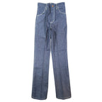 Maverick Jeans Boys 16 Slim Vintage 70s 80s Dark Wash Straight Leg Denim USA NWT - take2supply