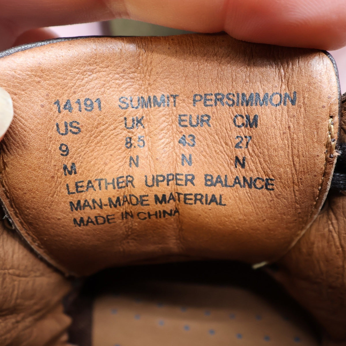 Hush Puppies Summit Persimmon Mens 9 M Brown Leather Casual Derby Shoes 14191 - take2supply