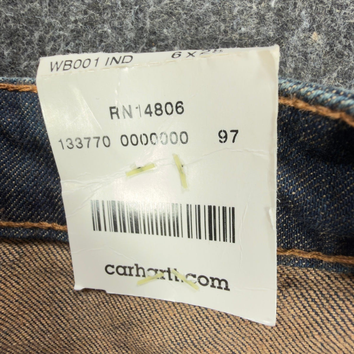 Carhartt Traditional Fit Boot Cut Jeans Women 6 X 28 Blue Denim New - take2supply