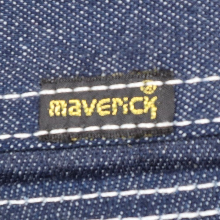 Maverick Straight Leg Jeans Boys 14 Regular Vintage 70s Blue Cotton USA Z135DAR - take2supply