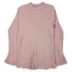 By Together You & I Tunic Top Womens Small Mauve Ribbed Mock Neck Flowy USA - take2supply