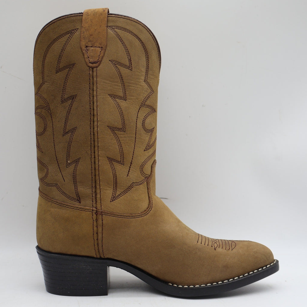 Laredo Western Boots Kids 4.5 D Vintage Tan Leather Deadstock 28-2240 - take2supply