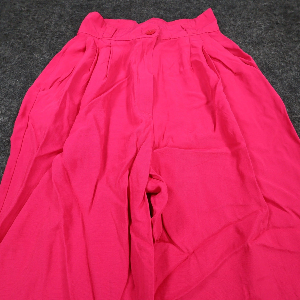 International Fashion Tapered Pants Womens S Pink Rayon High Rise Vintage 80s - take2supply