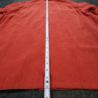 Irvine Park Button Up Shirt Mens XLG Red Excellent Long Sleeve Faux Suede - take2supply
