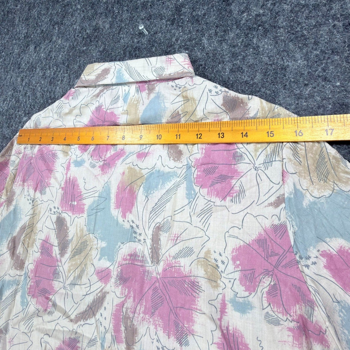 Miss B Vintage 80s Floral Button Up Shirt Womens 9/10 Pink Blue NWT Deadstock - take2supply
