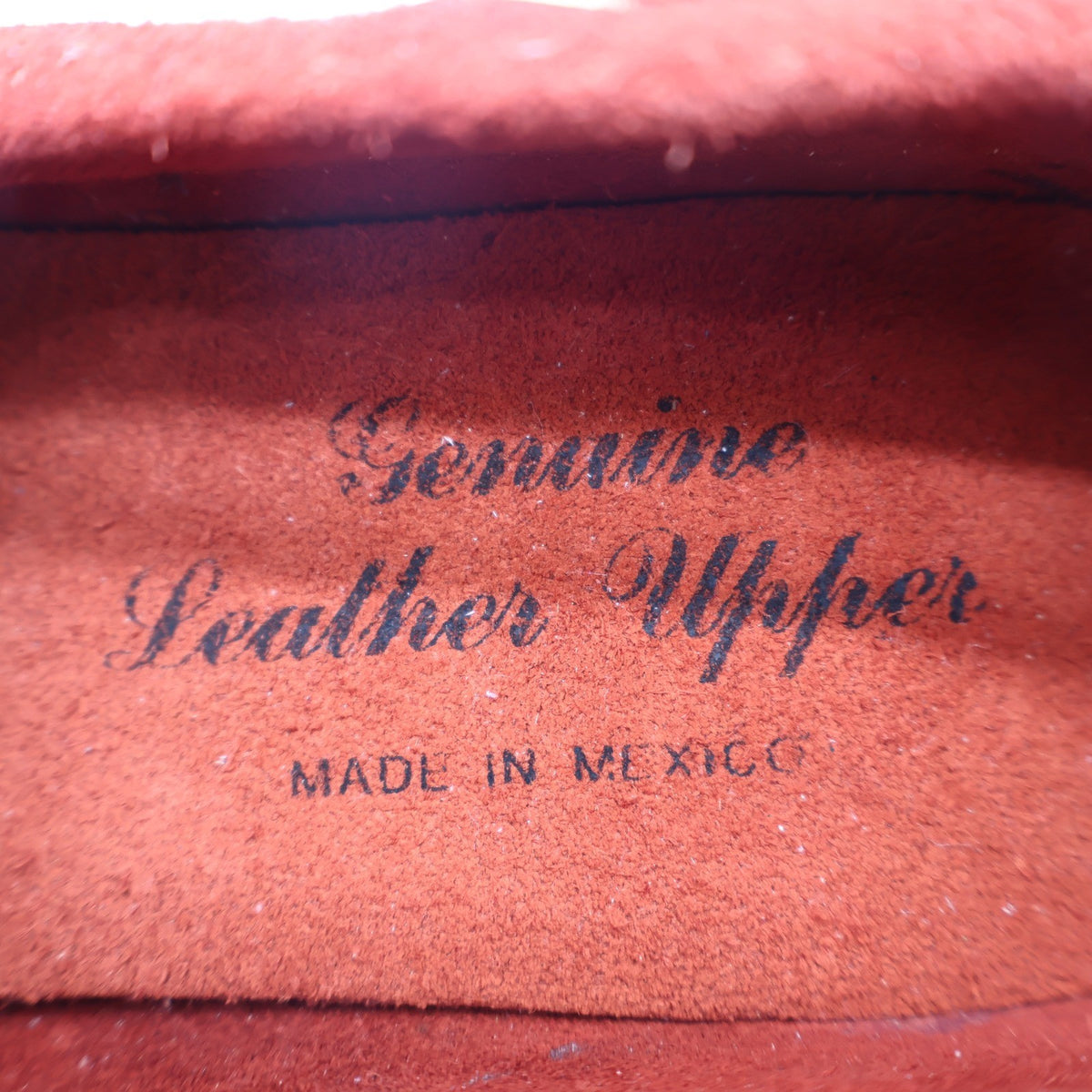 Vintage Boat Shoes 7.5 M Rust Red Suede Leather Moccasin Deck Shoes Deadstock - take2supply