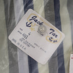 Jack Tar Shirt Boys 4 Striped Short Sleeve Button Down Collar USA NWT - take2supply