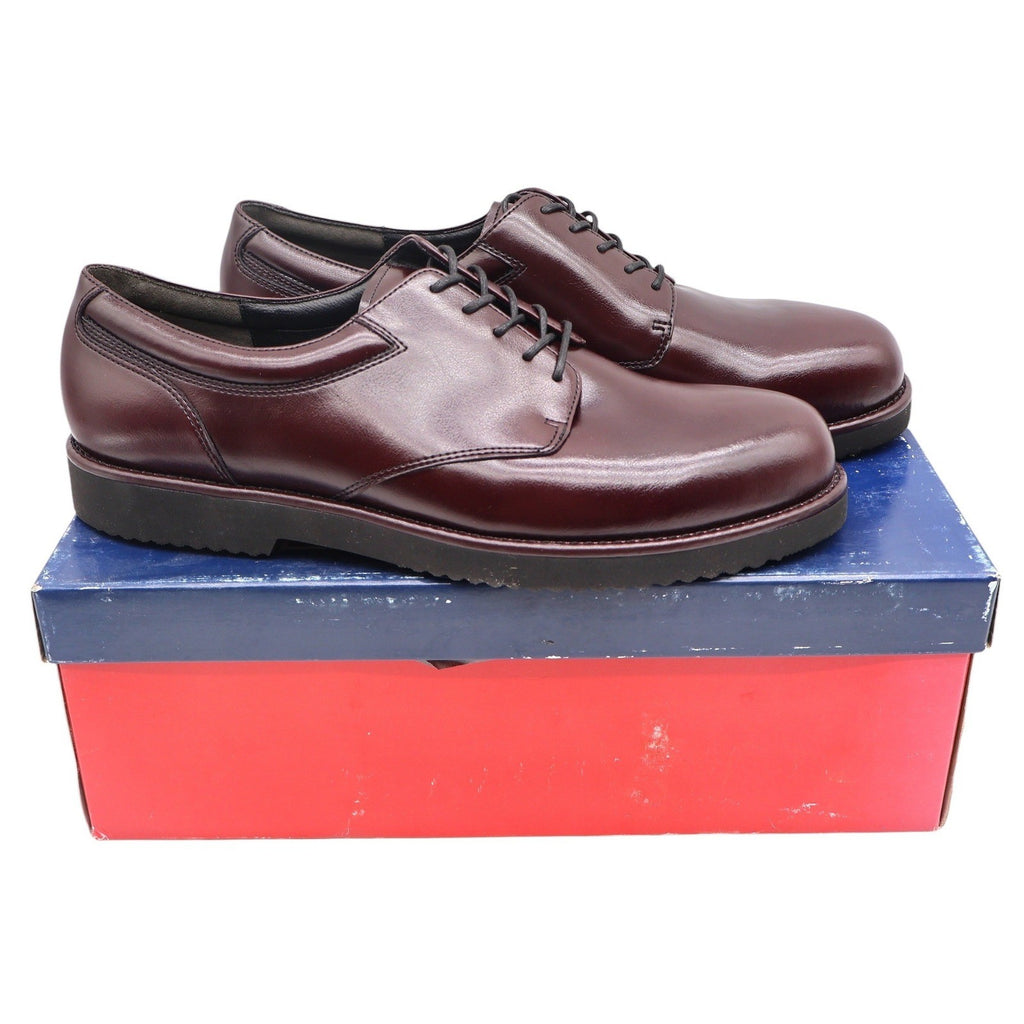 Dexter Hamilton Dress Casuals Mens 12 M Vintage Burgundy Polished Leather Shoes - take2supply