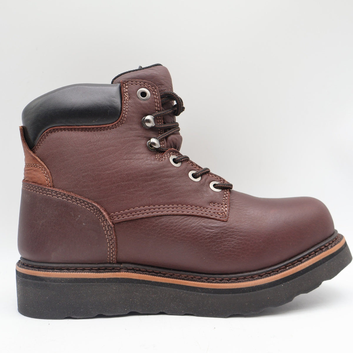 Golden Retriever Work Boots Mens 9 Waterproof Brown Leather 6" Wedge Sole 2901 - take2supply