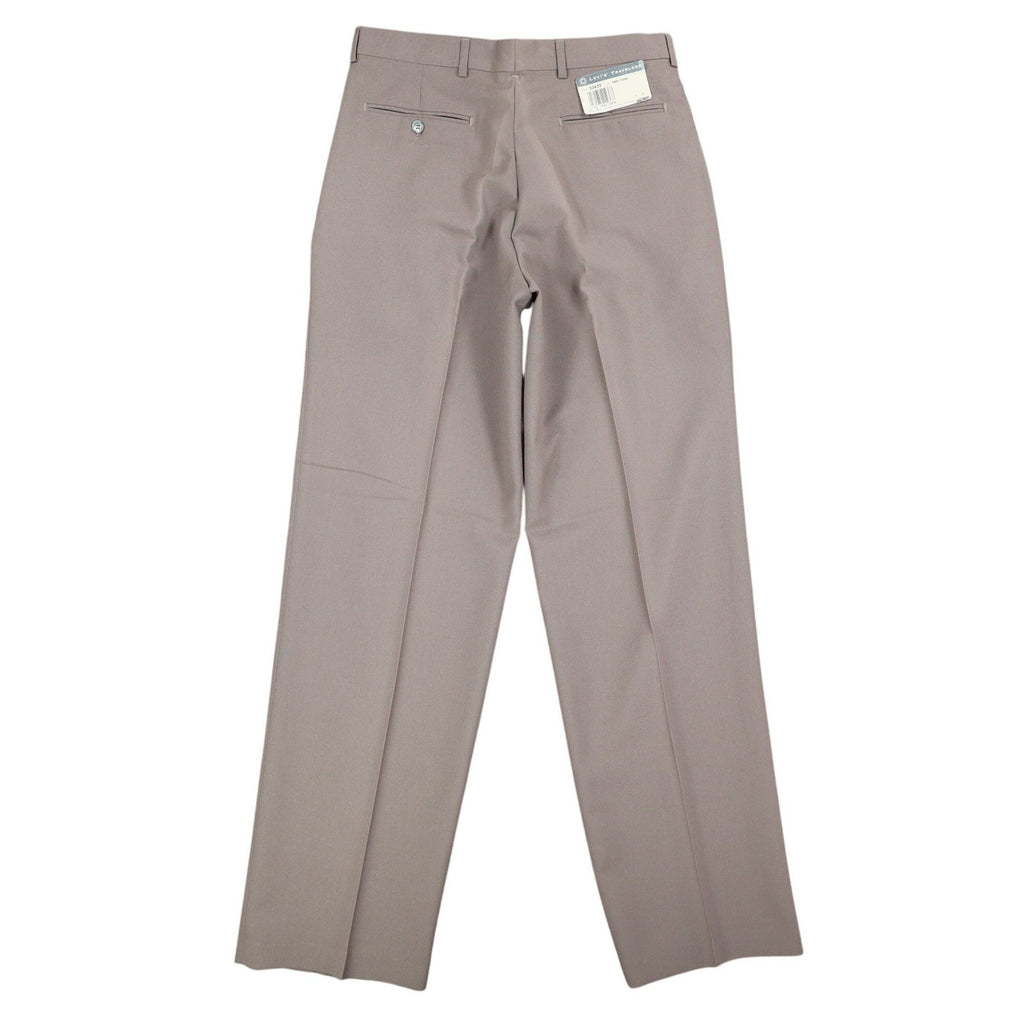 Levi's Action Slacks Pants Mens 34x29 Vintage 80s Deadstock Pleated Taupe Brown - take2supply