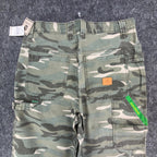 John Deere Carpenter Pants Boys Size 18 Green Camo Print Cotton Canvas NWT - take2supply