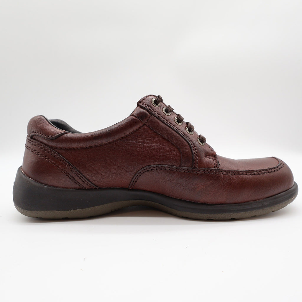 Hush Puppies Approach Oxford Shoes Mens 8 M Dark Brown Leather Airport Friendly - take2supply