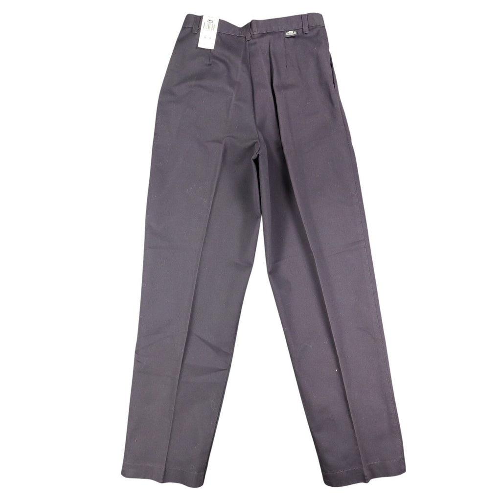 Lee Casuals Pleated Trousers Womens 10 Short Black Cotton Wrinkle Free NWT - take2supply