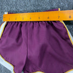 Vintage 80s Dolphin Shorts Baby 9 Months Purple Yellow White Retro Gym New - take2supply