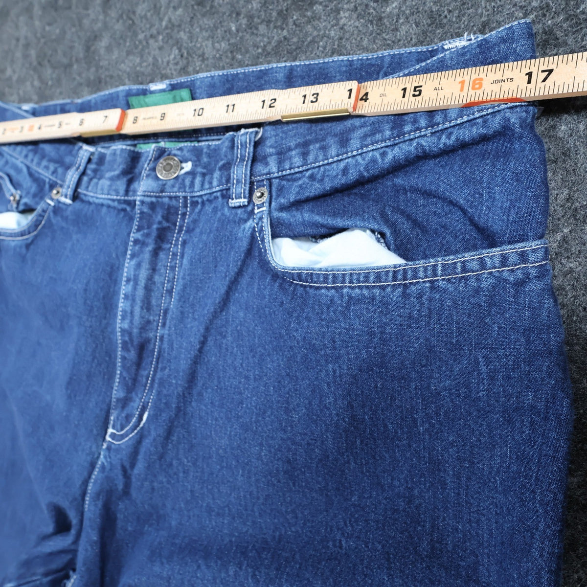 Lauren Jeans Co Ralph Lauren Jeans Womens 14 Blue Cotton Straight Classic Denim - take2supply