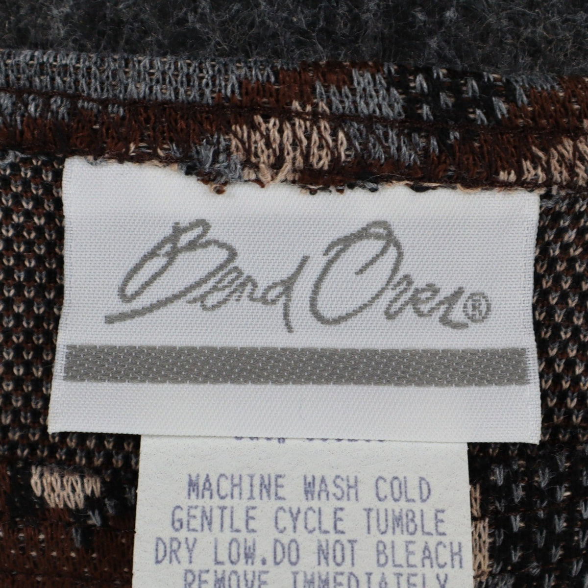 Bend Over Levi Strauss Top Womens Large Vintage 90s Brown Abstract Knit NWT USA - take2supply