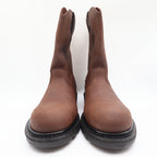 Worx Red Wing 5701 Steel Toe Work Boots Mens 7.5 Brown Leather New Deadstock - take2supply