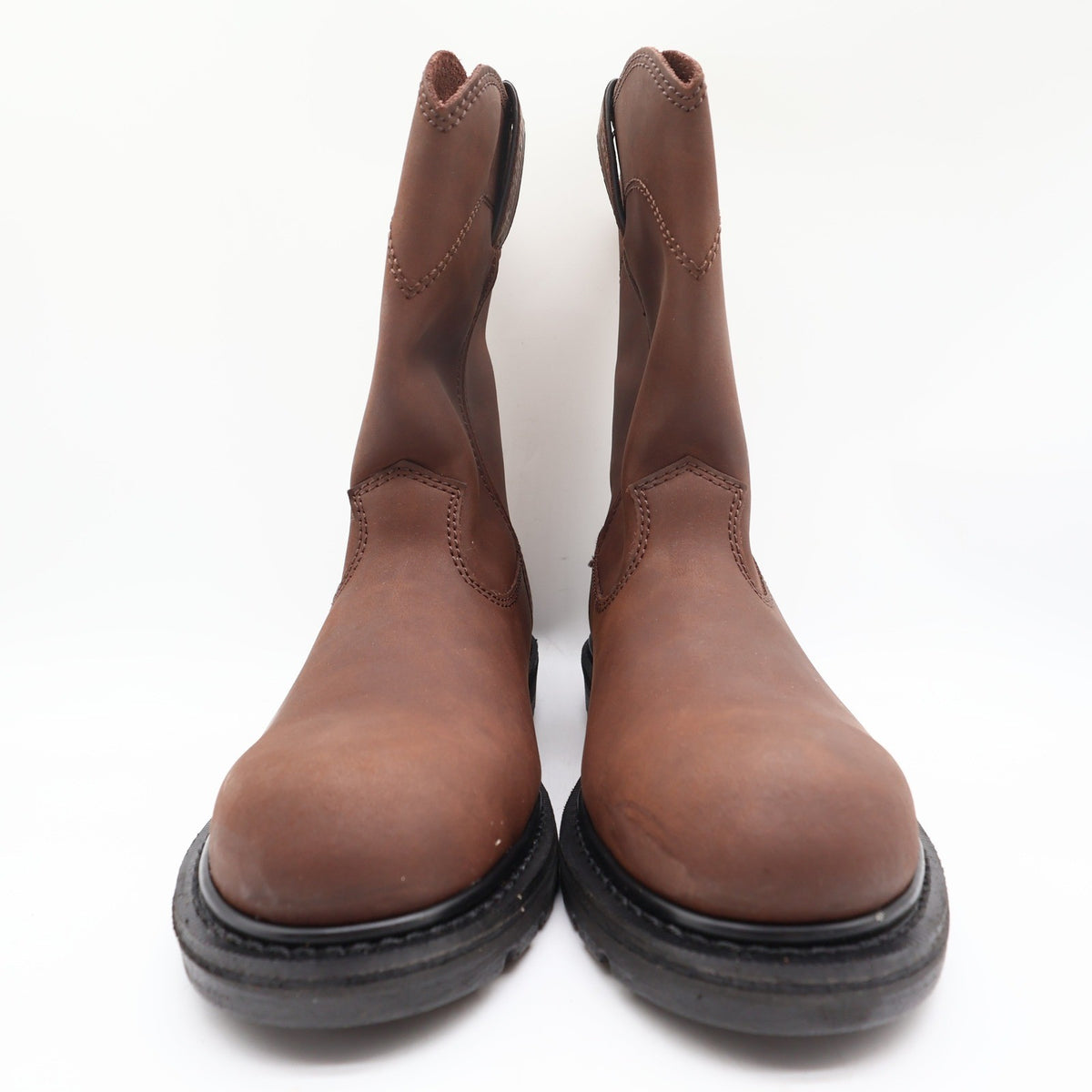 Worx Red Wing 5701 Steel Toe Work Boots Mens 7.5 Brown Leather New Deadstock - take2supply