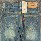 Levi's Y2K 549 Relaxed Straight Jean Shorts Boys 7 Reg Blue Denim NWT - take2supply
