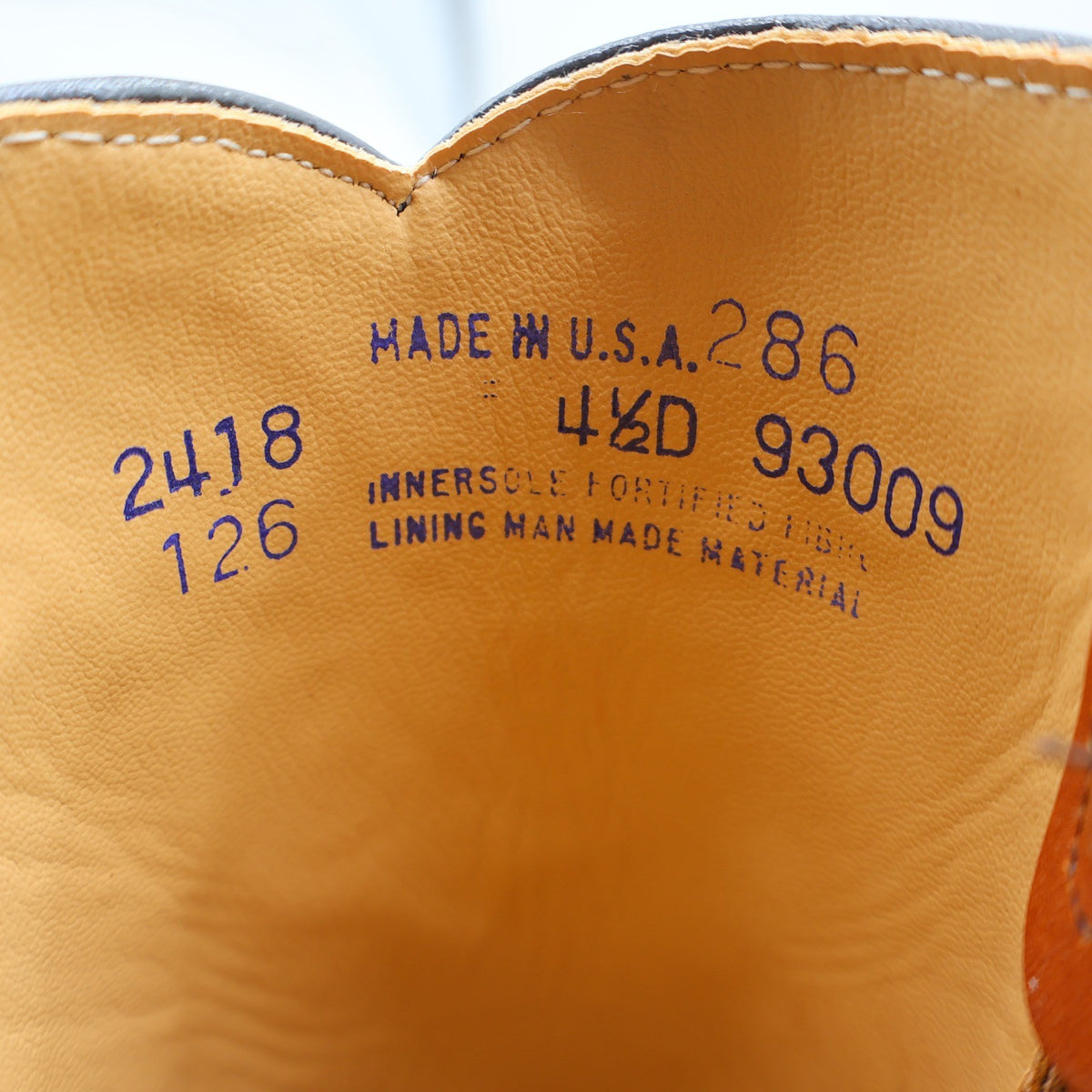 Acme Vintage Western Boots Kids 4.5D Tan Leather Square Toe Cowboy 2418 USA Made - take2supply