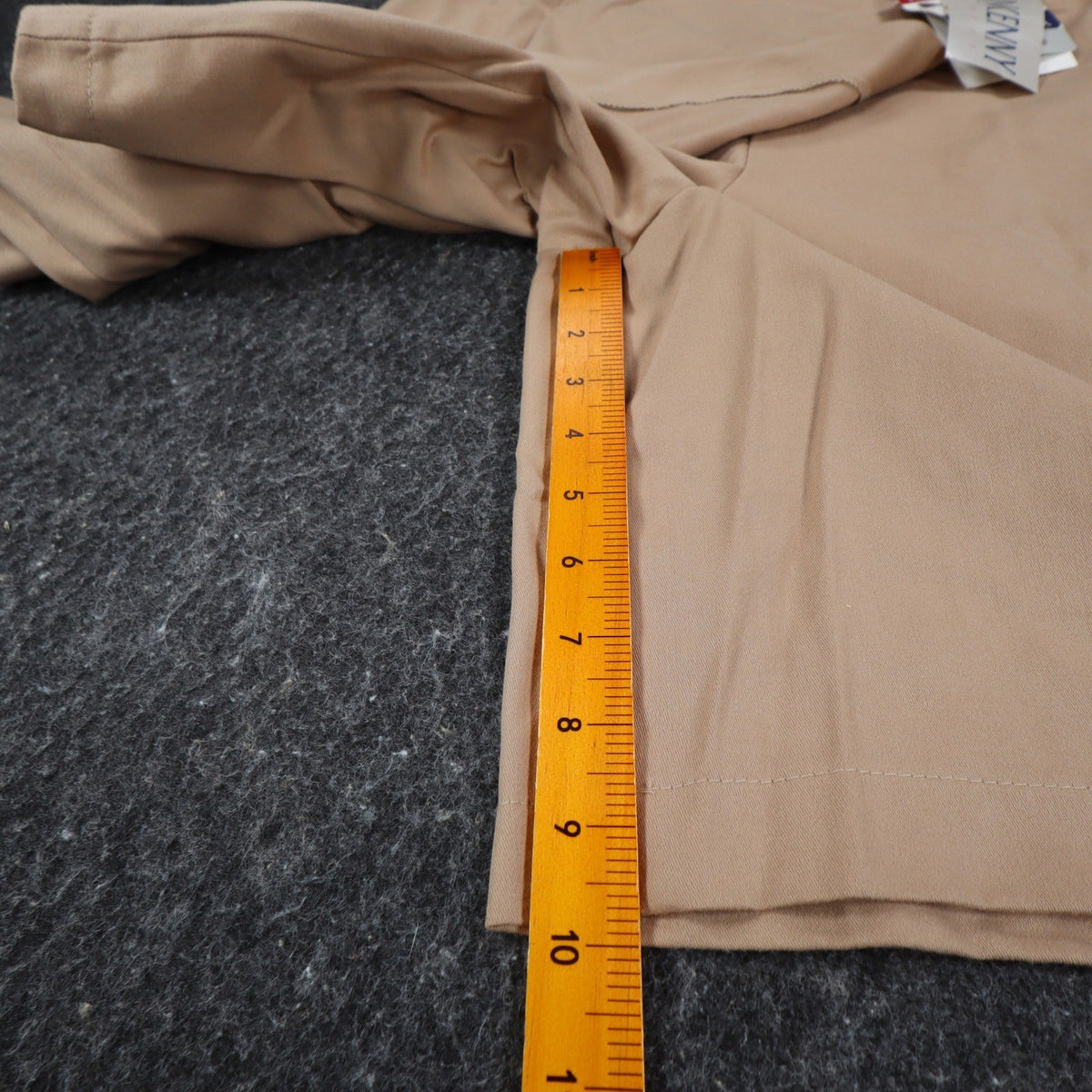Donnkenny Classics Skort Women 8 Vintage 90s Khaki Cotton Wrap Front Made in USA - take2supply