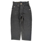 Levi's Vintage 90s 550 Jeans Toddler 4T Black Orange Tab USA NOS NWT - take2supply