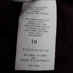 Lucia Dress Pants Womens 10 Burgundy Falling Leaves Crepe Lined High Rise New - take2supply