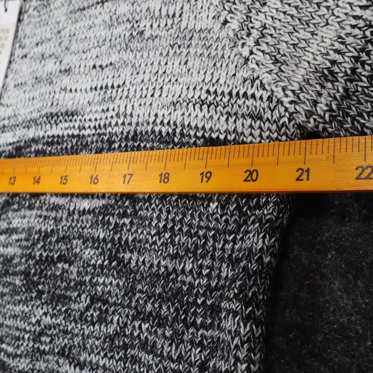 VioletRuby Cardigan Womens Medium Black Grey Ombre Open Front Longline Duster - take2supply