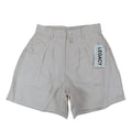 Legacy Jeans Pleated Shorts Womens 7 Vintage 90s Beige Cotton High Waisted NWT - take2supply