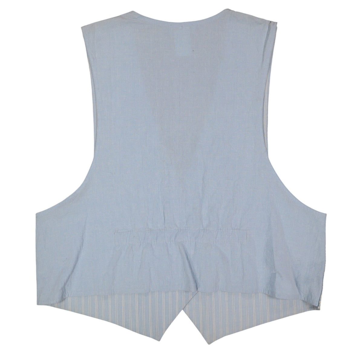 D.K. Gold by Donnkenny Reversible Vest 1X Vintage 90s Blue Floral Cotton NWT - take2supply