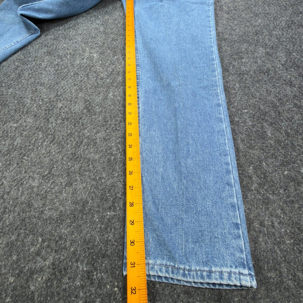 Lee Y2K Side Elastic Jeans Womens 8 Medium Blue Denim NWT Pepper Stone Relaxed - take2supply