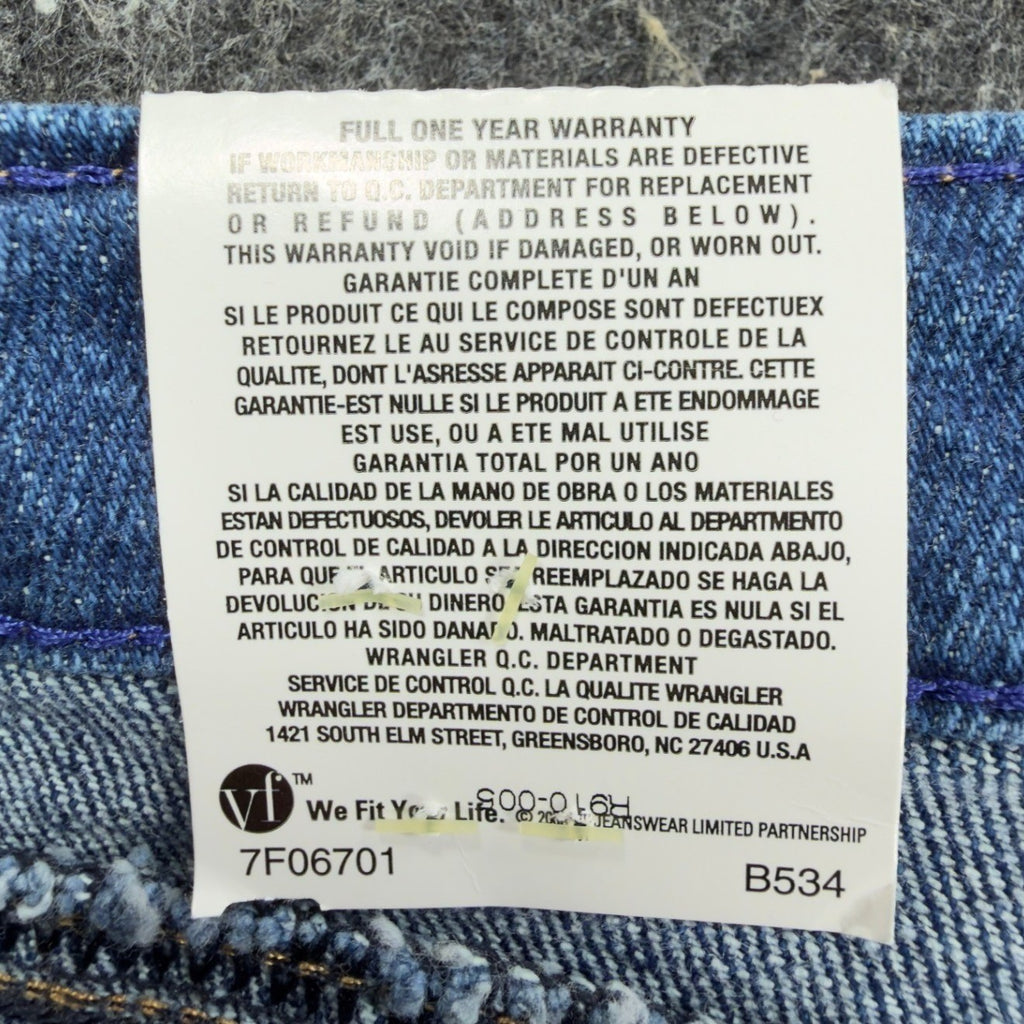 Wrangler Y2K Cowboy Cut Boot Cut Jeans Womens 9/10x32 Blue Denim NWT - take2supply