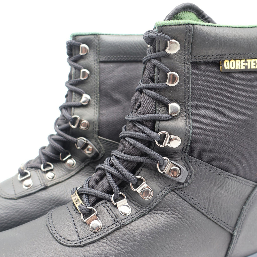 Wolverine Big Horn Boots Mens 8.5 W Vintage Y2K Black Leather Gore-Tex 03851 NEW - take2supply