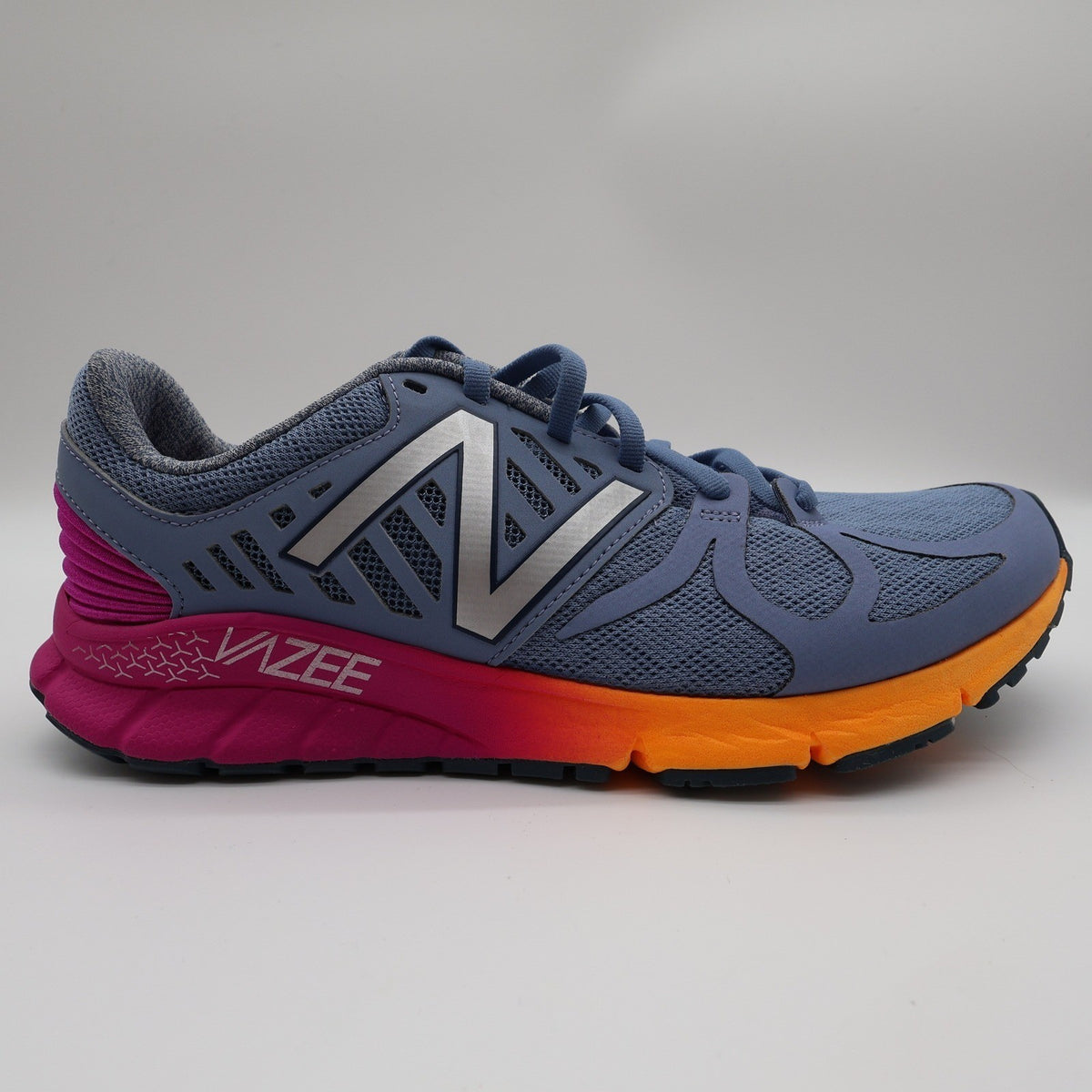 New Balance Vazee Rush Women's 10 Athletic Running Shoes Blue Orange Mesh - take2supply