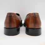 Sandy McGee Wingtip Brogue Shoes Mens 6.5 D Vintage Brown Leather Deadstock USA - take2supply