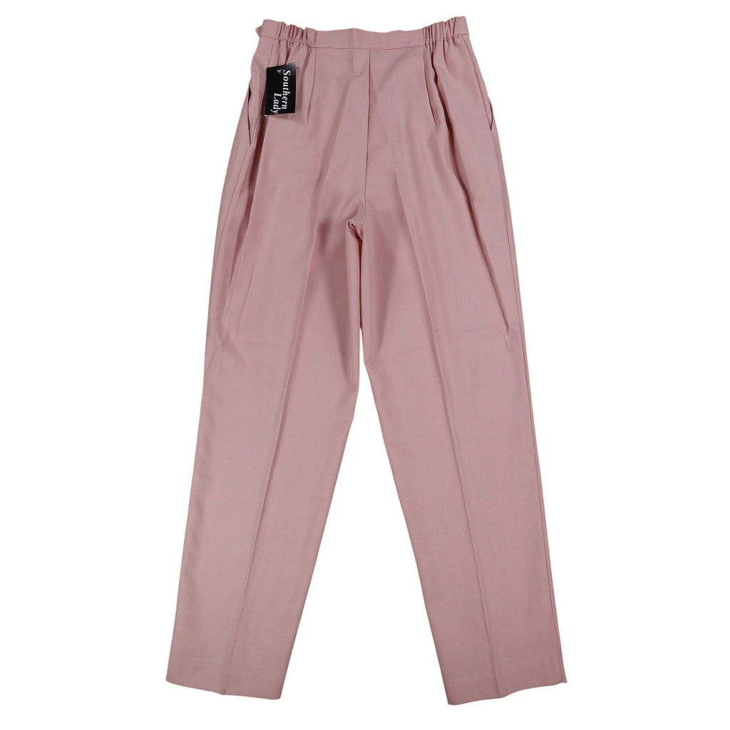Southern Lady Womens Size 10 Pink Pleated Dress Pants NWT Made in USA 5X77 - take2supply