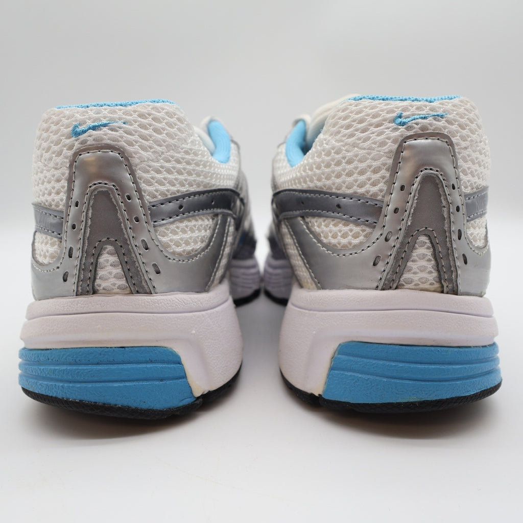 Nike Air Alaris+ 3 MSL Women 7 Running Shoes 2010 White Silver Blue 386775-141 - take2supply
