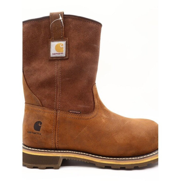 Carhartt Pull-On Boots Mens 11M Brown Nano Composite Toe CMP1453 NIB - take2supply