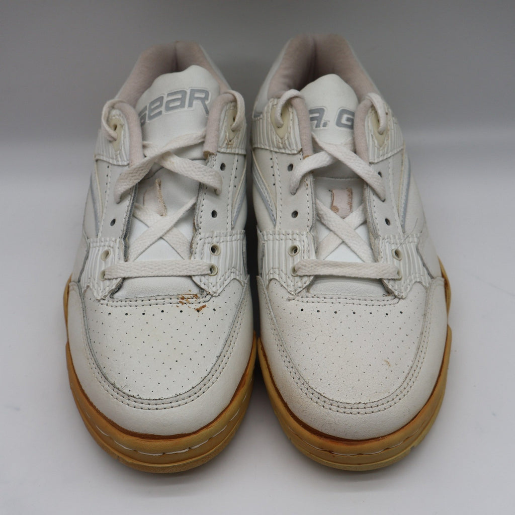 L.A. Gear Basketball Sneakers Women 7.5 Vintage 1990 White Leather Air System - take2supply