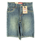 Levi's Y2K 549 Relaxed Straight Jean Shorts Boys 7 Reg Blue Denim NWT - take2supply