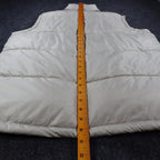 U.S. Polo Assn Puffer Vest Mens Medium Beige Quilted Full Zip Logo 10-5685-Q8 - take2supply