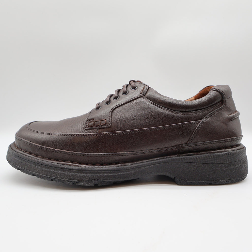 Hush Puppies Summit Persimmon Mens 10 W Brown Leather Casual Oxford Shoes 14191 - take2supply