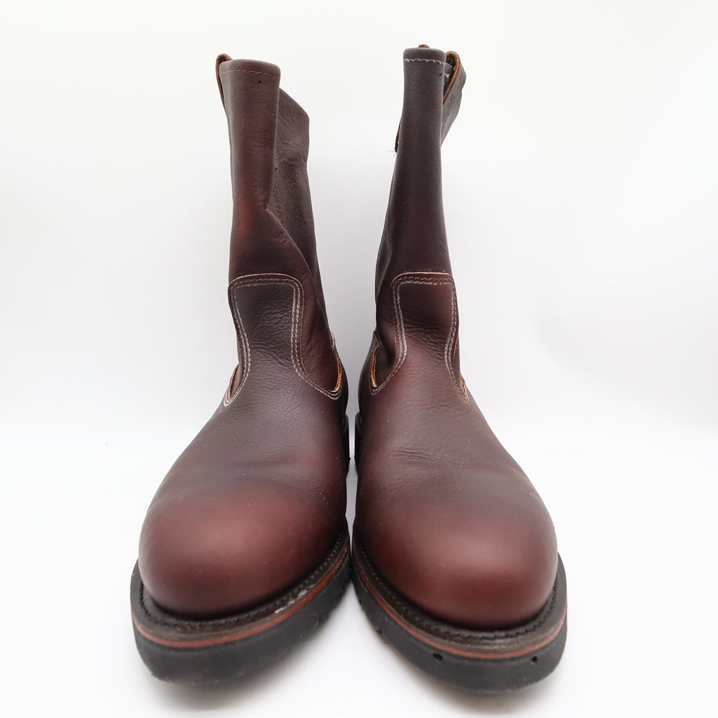 Double-H Boots Mens 12 EE USA Brown Leather Ranch Wellington Work Boots NIB 3730 - take2supply