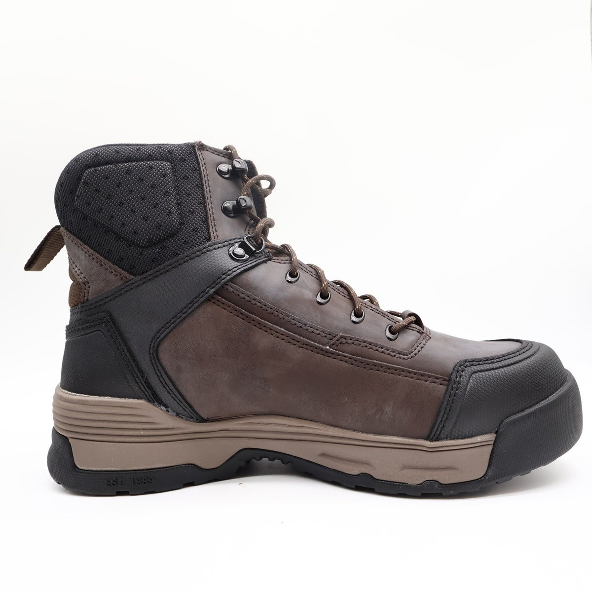 Carhartt 6 Force Soft Toe Work Boots Mens 12 Brown Leather New - take2supply