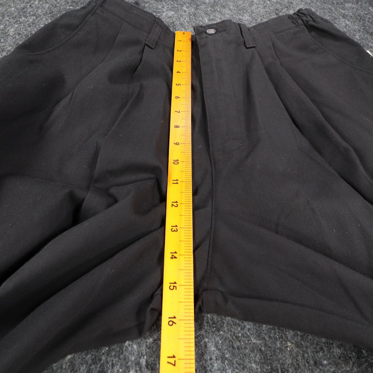 Lee Tapered Leg Pants Womens 16 L Black Side Elastic Stretch Pleated C864 - take2supply